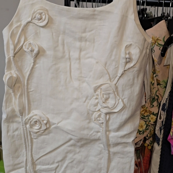 FARM Rio Cream Mini Dress - Picture 7 of 7